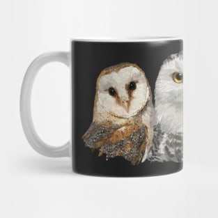 Snowy Owl and Barn Owl Mug